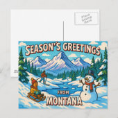 MONTANA Postcard Postkarte (Vorne/Hinten)