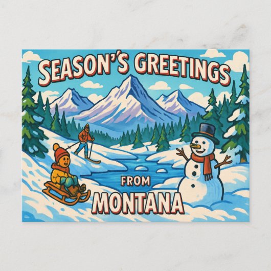MONTANA Postcard Postkarte (Vorderseite)
