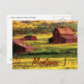 Montana Postcard Postkarte (Vorne/Hinten)