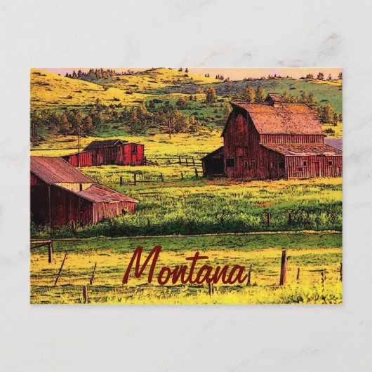 Montana Postcard Postkarte (Vorderseite)