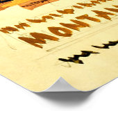 Montana Poster (Ecke)