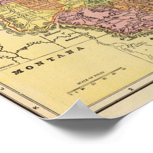 Montana Poster (Ecke)
