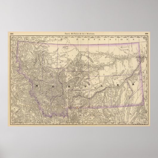 Montana Poster (Vorne)