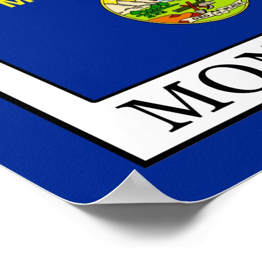 Montana Poster (Ecke)