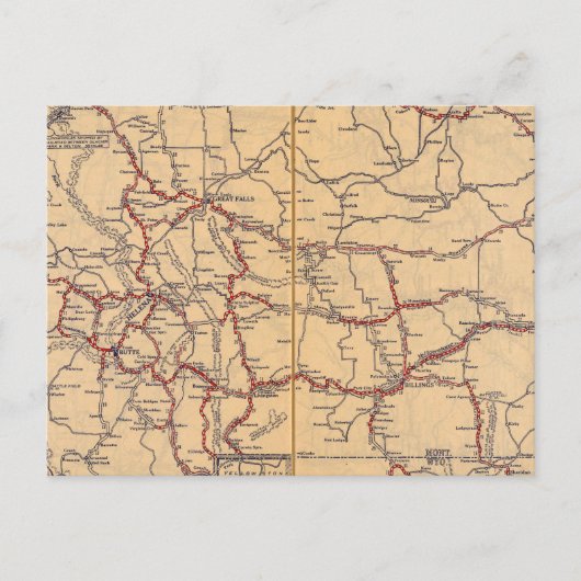 Montana Postkarte (Vorderseite)