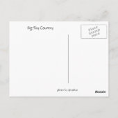 MONTANA POSTKARTE (Rückseite)