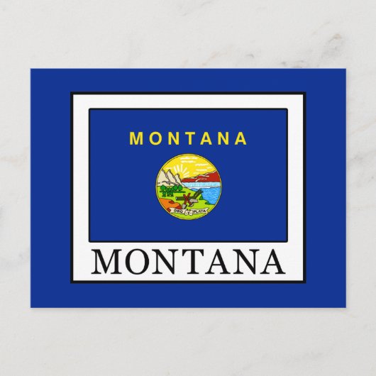 Montana Postkarte (Vorderseite)
