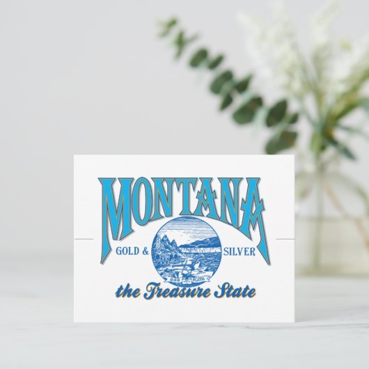 Montana Postkarte (Stehend Vorderseite)