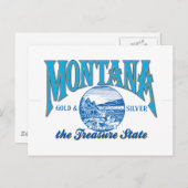 Montana Postkarte (Vorne/Hinten)
