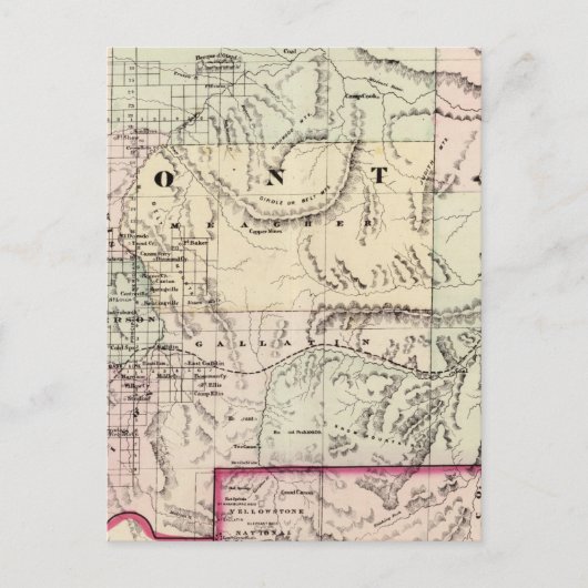 Montana Postkarte (Vorderseite)