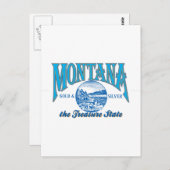 Montana Postkarte (Vorne/Hinten)