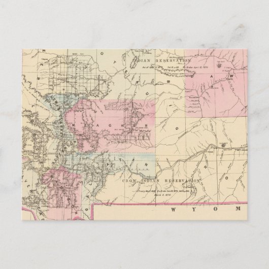 Montana Postkarte (Vorderseite)