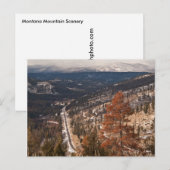 Montana Postkarte (Vorne/Hinten)