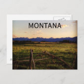 Montana Postkarte (Vorne/Hinten)