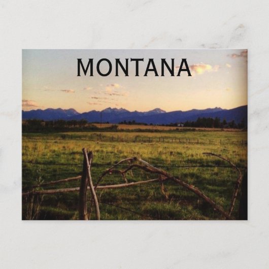 Montana Postkarte (Vorderseite)
