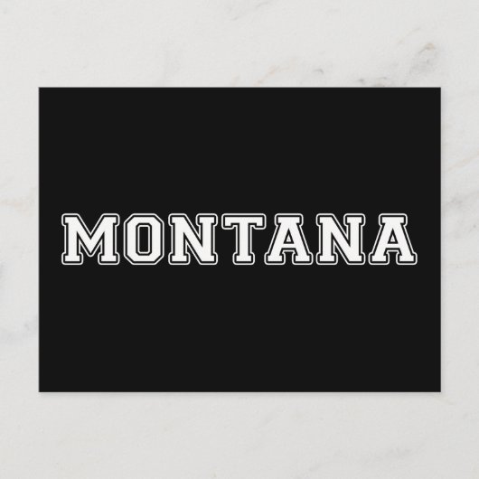 Montana Postkarte (Vorderseite)