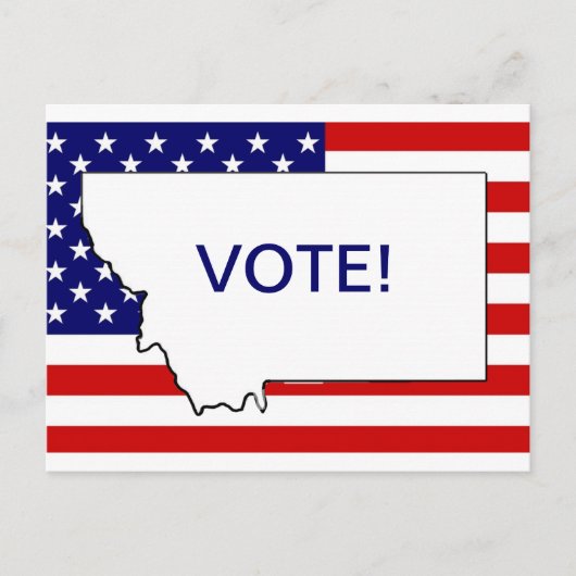 Montana Postkarte (Vorderseite)