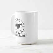 Montana Railroad Co Kaffeetasse (Vorderseite Links)