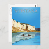 Montana Reise Postkarte (Vorne/Hinten)