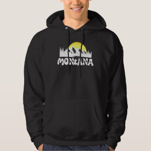 Montana Retro Vintage Außenberge Grafik 1 Hoodie