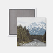 Montana Road Trip Landschaftlich Highway Berge Magnet (Vorderseite/Rückseite)