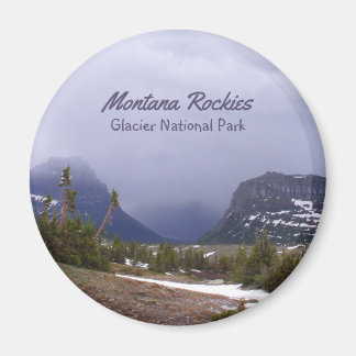 Montana Rockies Glacier Nationalpark Landschaft Magnet