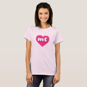 Montana - Rosa Herz - I Liebe mt T-Shirt (Vorne ganz)