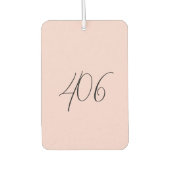 Montana rosa mit Schwarzwaldcode-Luftfreischöfe Autolufterfrischer (Vorderseite)