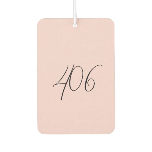 Montana rosa mit Schwarzwaldcode-Luftfreischöfe Autolufterfrischer (Vorderseite)