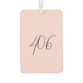 Montana rosa mit Schwarzwaldcode-Luftfreischöfe Autolufterfrischer (Rückseite)