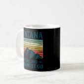 Montana ruft und ich muss gehen kaffeetasse (Vorderseite Links)