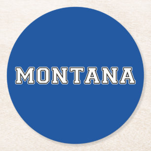 Montana Runder Pappuntersetzer