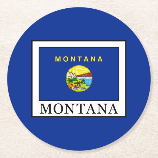 Montana Runder Pappuntersetzer (Vorderseite)