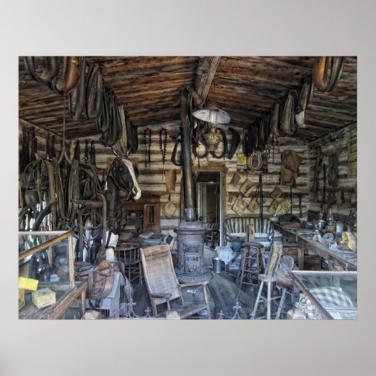MONTANA SADDLERY SHOP POSTER (Vorne)