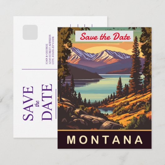 Montana Save The Date (Vorne/Hinten)