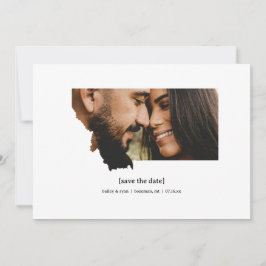 Montana Save the Date Fotokarte