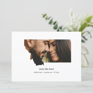 Montana Save the Date Fotokarte