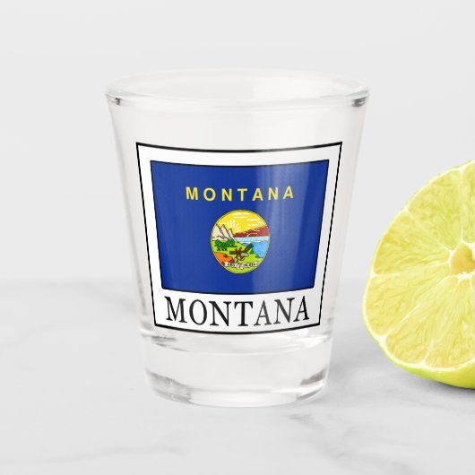 Montana Schnapsglas (Vorderseite)