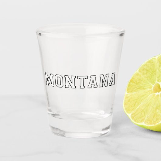 Montana Schnapsglas (Vorderseite)