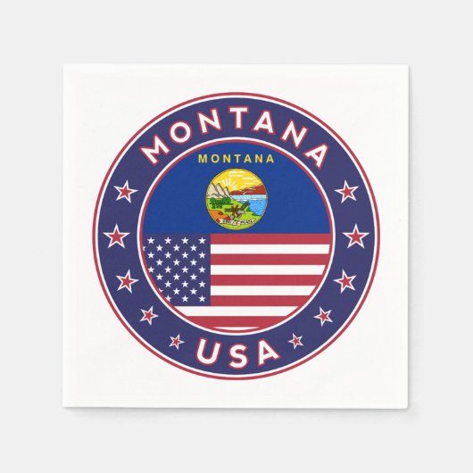 Montana Serviette (Vorderseite)
