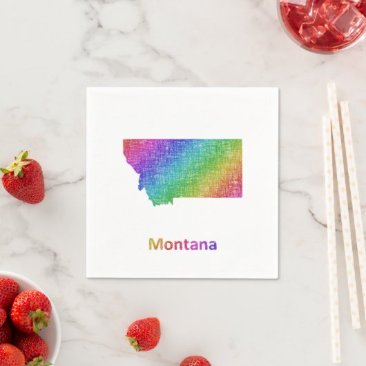 Montana Serviette (Beispiel)