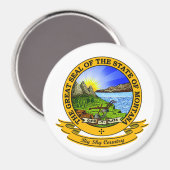 Montana Siegel Magnet (Vorderseite/Rückseite)