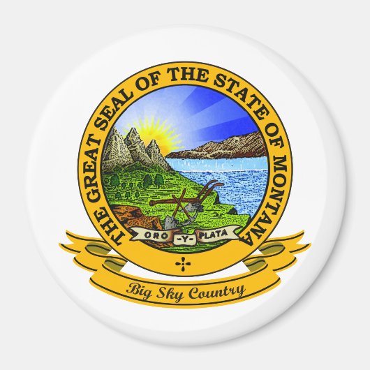 Montana Siegel Magnet (Vorne)