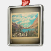 Montana Silbernes Ornament (Links)