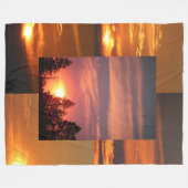 Montana Sky Sunsets 60 x 80 Fleece Blanket (Vorderseite (Horizontal))