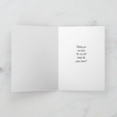 Montana Snow Weihnachtskarte Feiertagskarte (Innenseite)