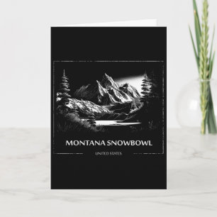 Montana Snowbowl Vereinigte Staaten Ski Skifahren Karte