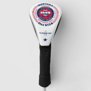 Montana Staat Custom Golf Head Cover Headcover