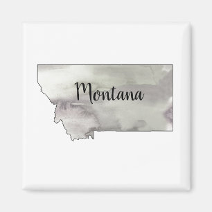 Montana Staat Illustration Magnet