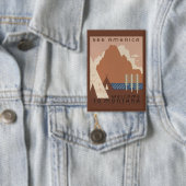 Montana Staat: Indische Stämme, Berge, Prärie Button (Insitu)